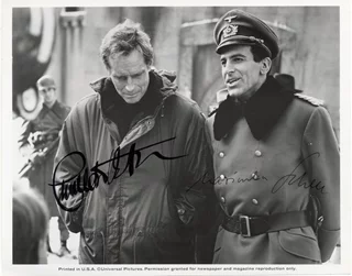 Charlton Heston & Maximilian Schell autograph