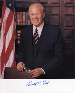 Gerald Ford autograph