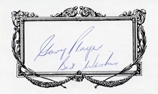 Gary Player autograph
