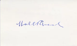 Hal Roach autograph
