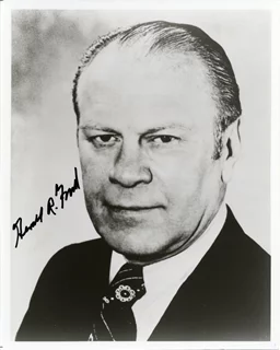 Gerald Ford autograph