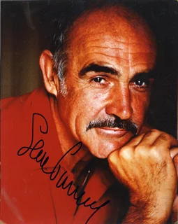 Sean Connery autograph