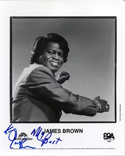 James Brown autograph