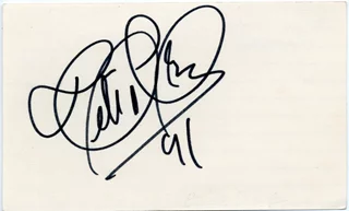Celia Cruz autograph
