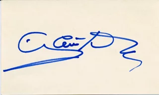 Glenn Ford autograph