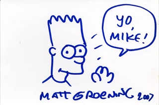 Matt Groening autograph