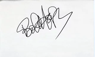 Bob Hope autograph