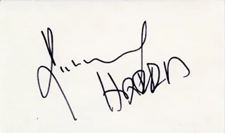 Richard Harris autograph