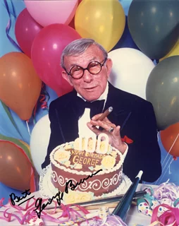 George Burns autograph