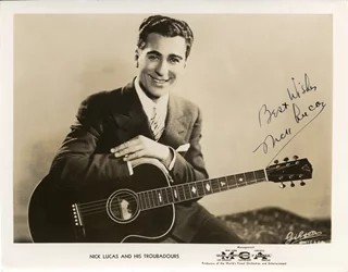 Nick Lucas autograph