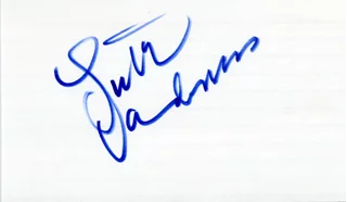 Luther Vandross autograph