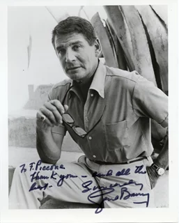 Gene Barry autograph