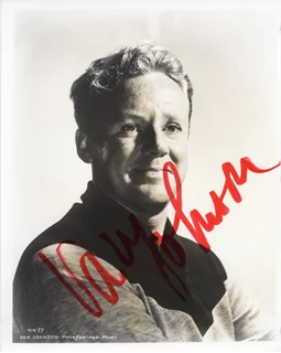 Van Johnson autograph