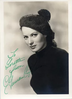 Maureen O'Hara autograph