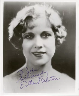 Esther Ralston autograph