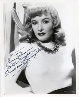 Barbara Stanwyck autograph