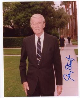 James Stewart autograph