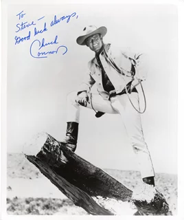 Chuck Connors autograph