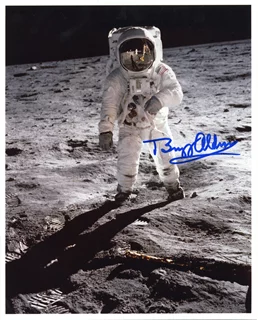 Buzz Aldrin autograph