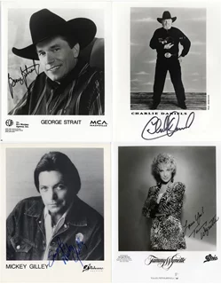 Country Singers Lot autograph