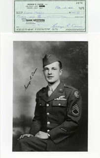 George 'Bob' Caron autograph