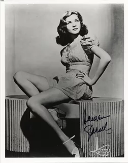 Lauren Bacall autograph