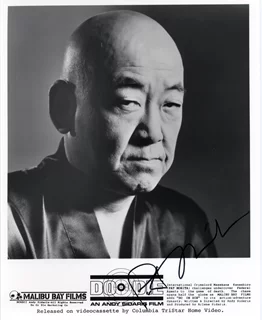 Pat Morita autograph