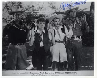 Grady Sutton autograph