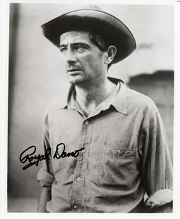 Royal Dano autograph