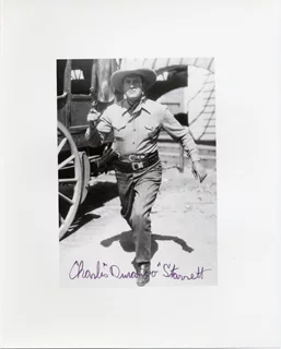 Charles Starrett autograph