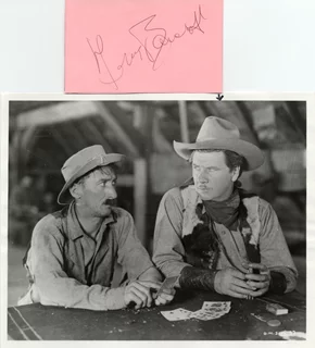 George Barcroft autograph