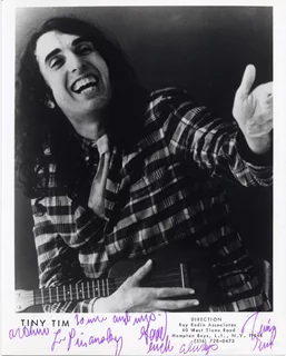 Tiny Tim autograph