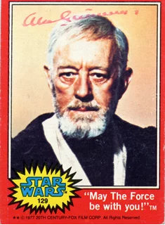 Alec Guinness autograph