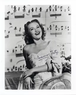 Susanna Foster autograph