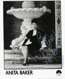 Anita Baker autograph