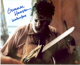 Gunnar Hansen autograph