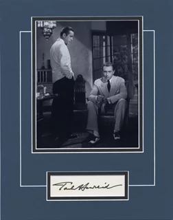 Paul Henreid autograph
