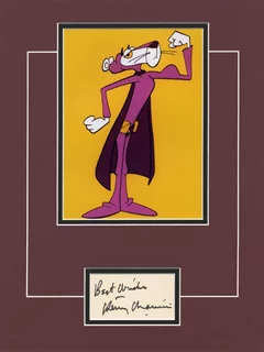 The Pink Panther autograph