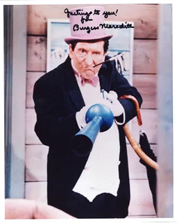 Burgess Meredith autograph