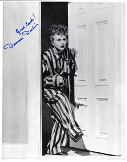 Deanna Durbin autograph