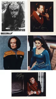 Star Trek Photo Lot autograph