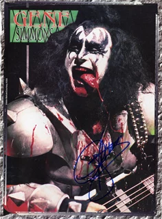 Gene Simmons autograph
