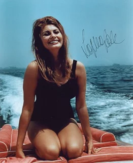 Sophia Loren autograph