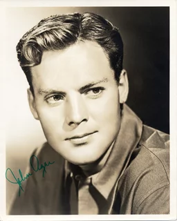 John Agar autograph