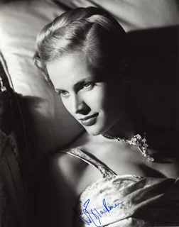 Honor Blackman autograph