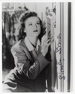 Simone Simon autograph