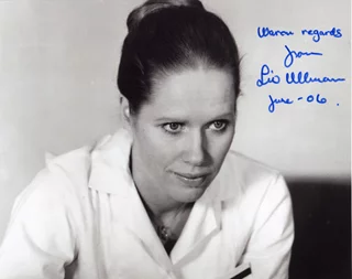 Liv Ullmann autograph