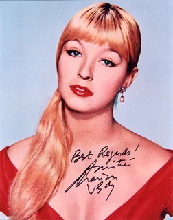 Marina Vlady autograph