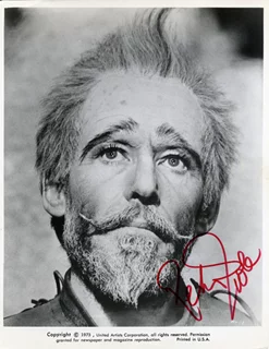 Peter O'Toole autograph