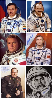 Russian Cosmonaut Lot autograph
